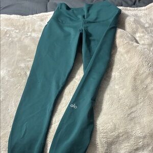 ALO Yoga Women Deep Teal Leggings
